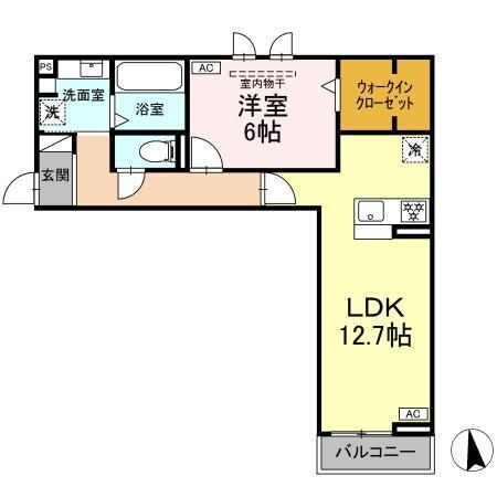 トラスト２１　Ａ棟の間取り