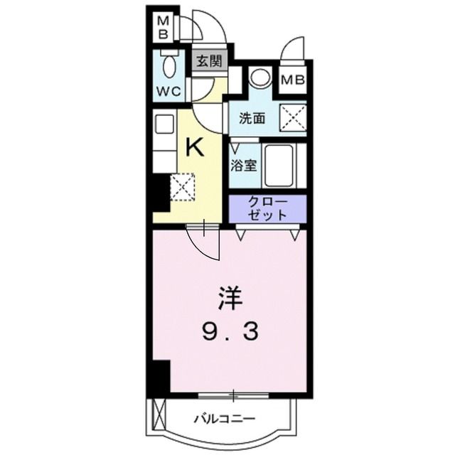 クレアール　京町の間取り