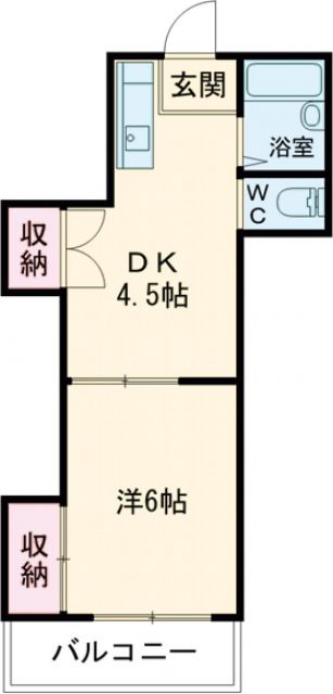 東京都杉並区上高井戸１（アパート）の賃貸物件の間取り