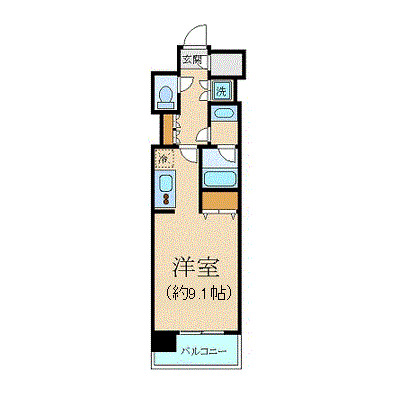 クリオ五反田の間取り