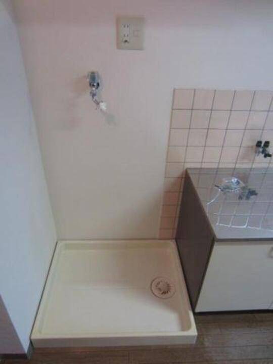 洗面設備　洗濯機置場