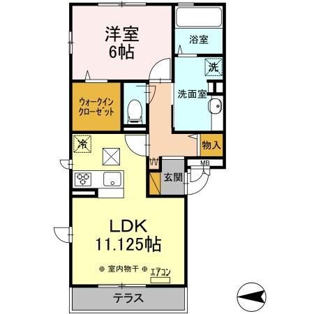 ブリランテ Aの間取り