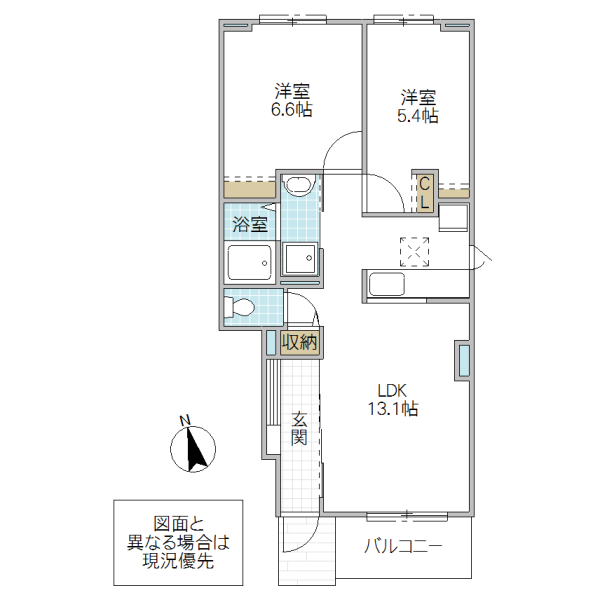 プロムナードヌウボーA_間取り_0