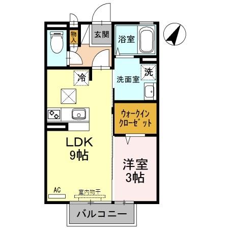 モナリエ中冨居A_間取り_0