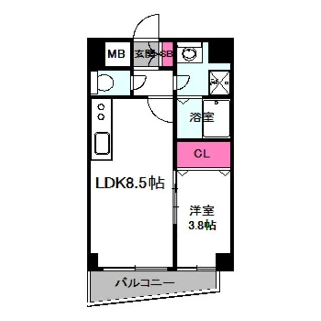 NINE RESIDENCEの間取り写真