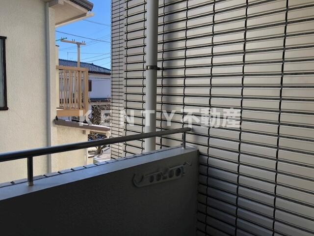 バルコニー　落ち着いた時間を過ごせるバルコニーです