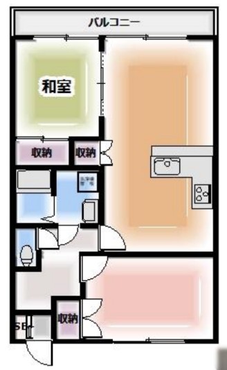 サンシャインハイツ草加の間取り写真