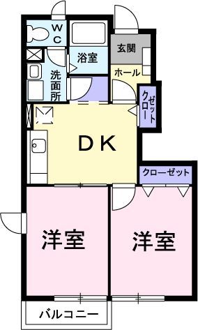 グレイスフルヴィラEの間取り写真