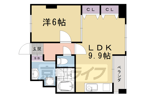 リエス西院の間取り写真