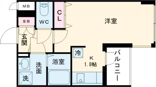 アドバンス京都レイズの間取り写真