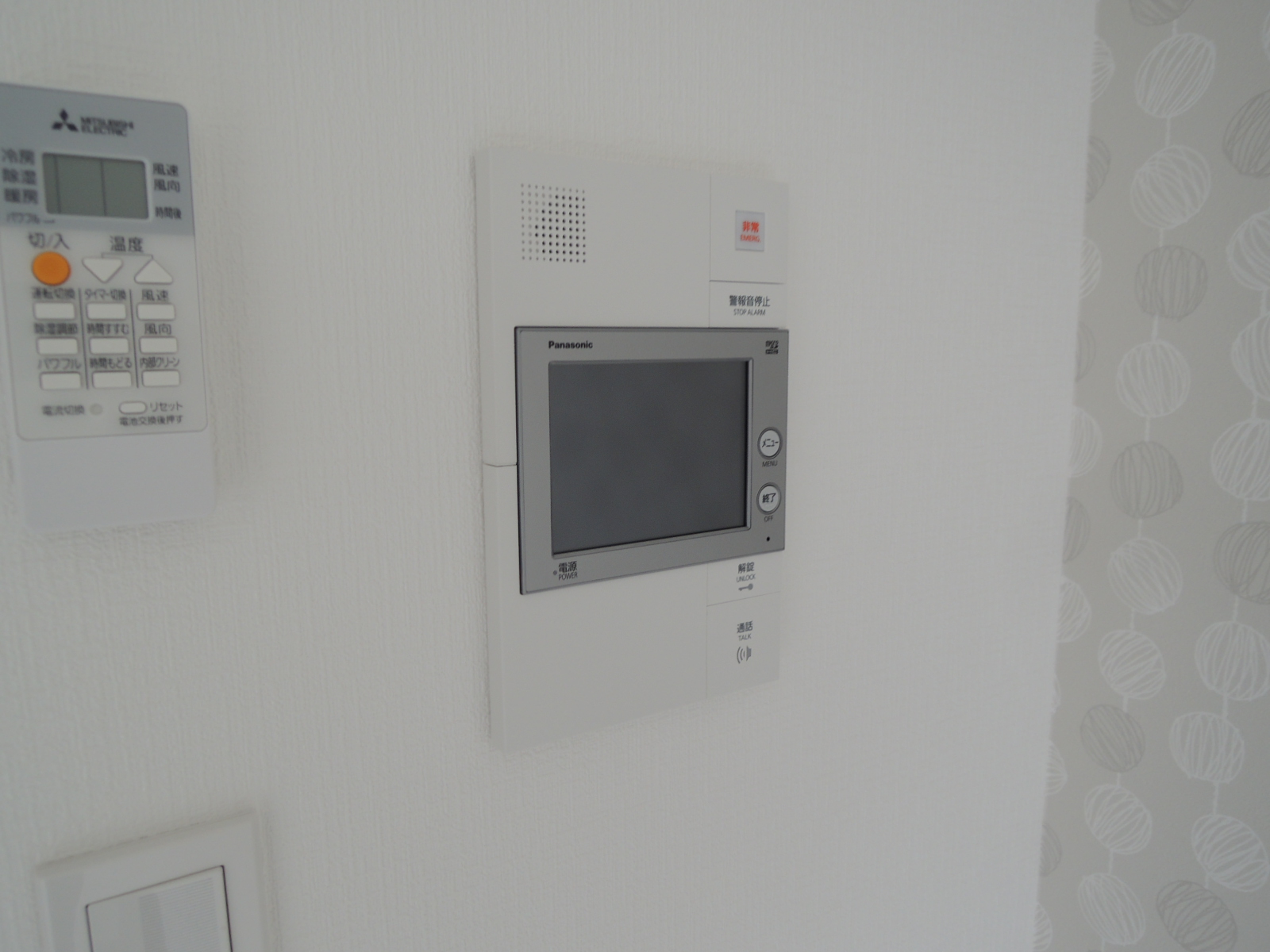 セキュリティ　オートロック付モニターホン