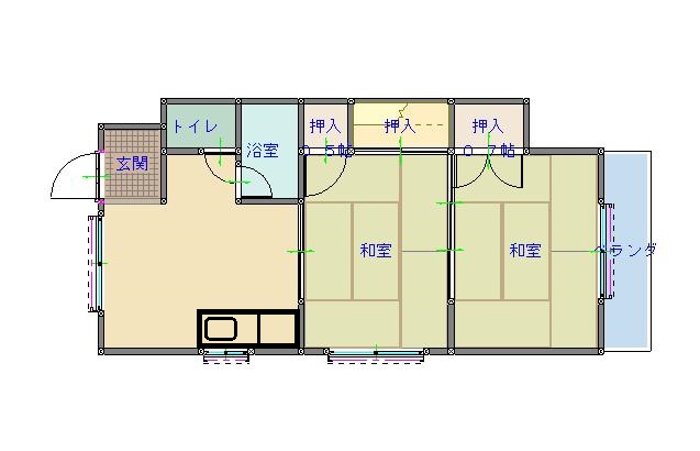 真砂ビルの間取り