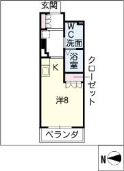 【パークアクシス名駅南の間取り】