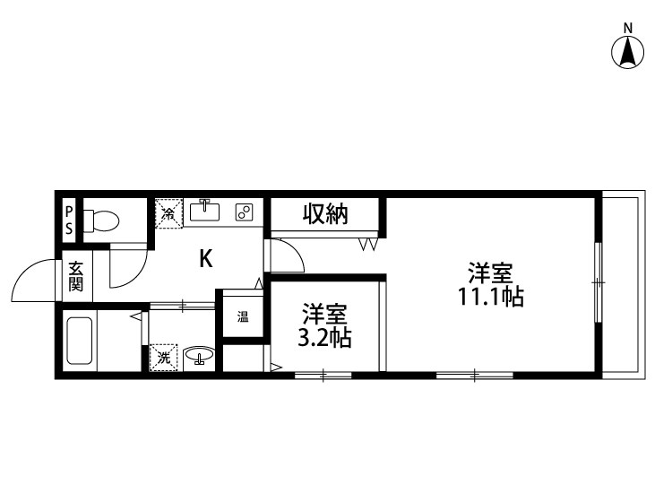 ベルトピア学校町の間取り