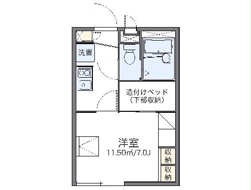 レオパレス優豊の間取り