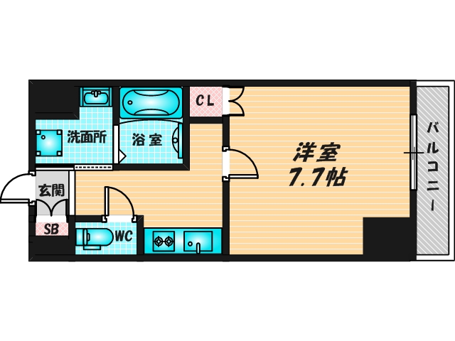 Siete布施駅前の間取り