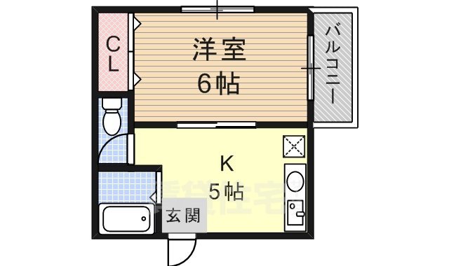 タウンハイツ天池の間取り