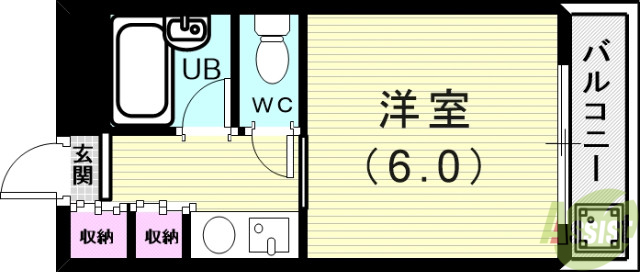 神戸市西区伊川谷町有瀬のマンションの間取り