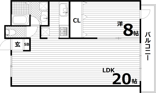 HKマンションの間取り