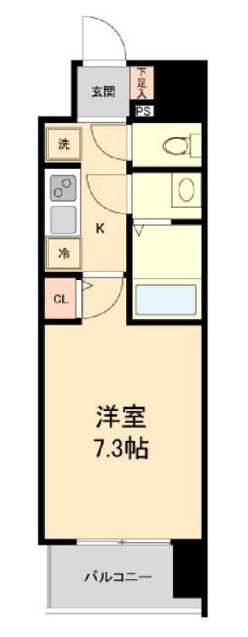 仙台市青葉区本町のマンションの間取り