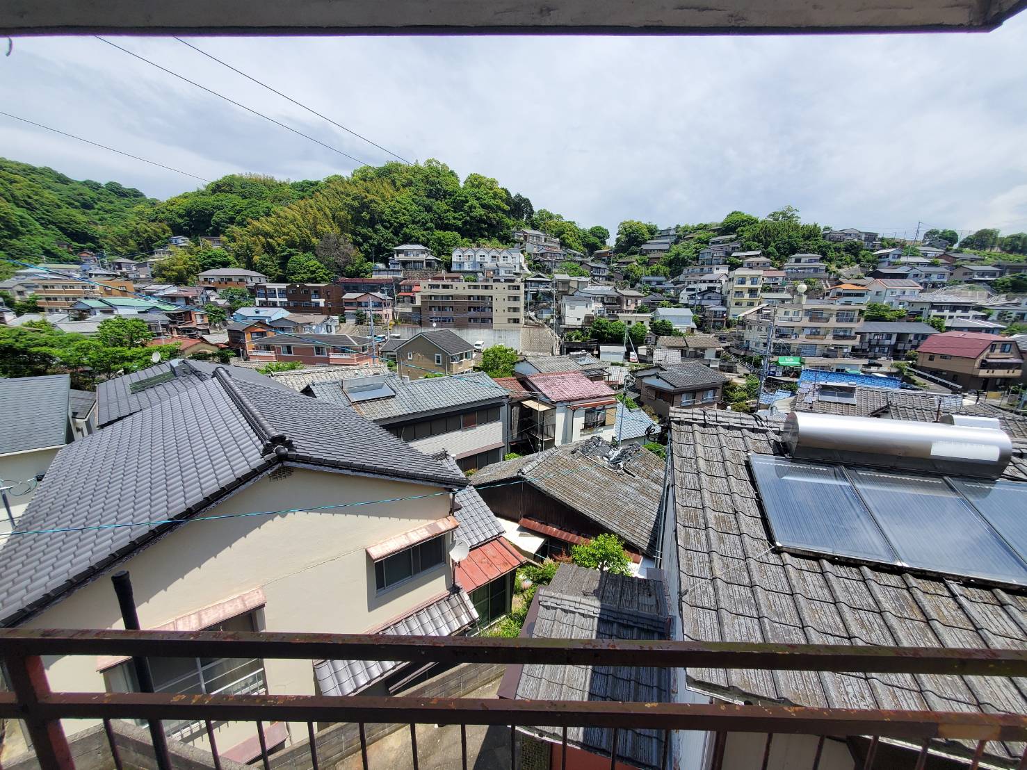 【長崎市油木町のアパートの眺望】