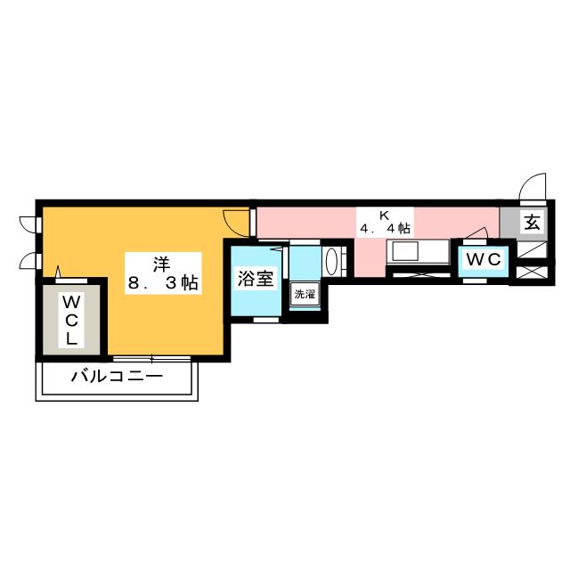 【プラティーク安良田の間取り】