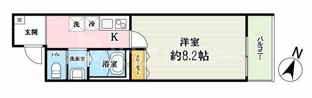 さいたま市西区大字指扇のアパートの間取り