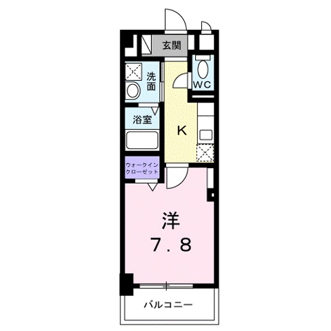 守山市播磨田町のマンションの間取り