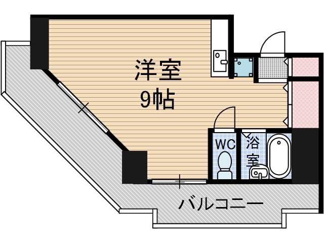 茨木市舟木町のマンションの間取り