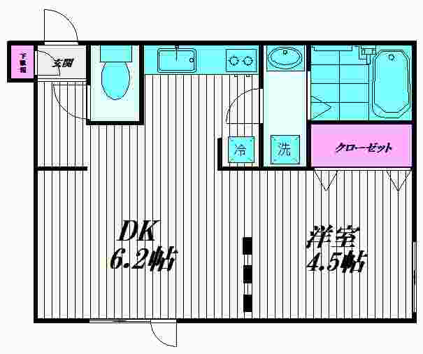 ゼスティー久が原の間取り