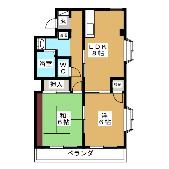 リヴハイム杉浦の間取り