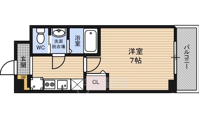 グランカーサ都島の間取り