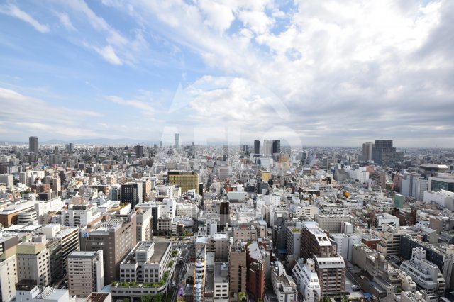 【大阪市中央区東心斎橋のマンションの眺望】