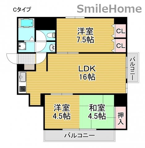 グランパスエクシードの間取り