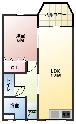 水畑マンションの間取り