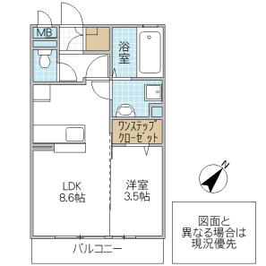 グランドソレイユ Iの間取り