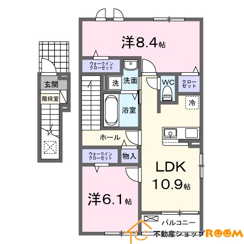 ラ・メゾン　デュ　ボヌール　IIの間取り