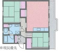 平塚高村団地２０号棟の間取り