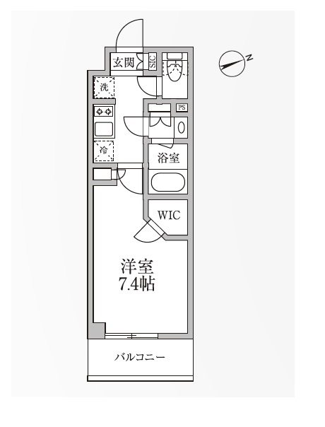 レジディア新御徒町IIの間取り