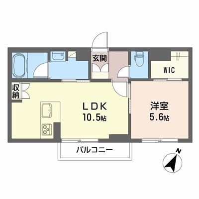 シャーメゾン サリーレ　(新築)の間取り