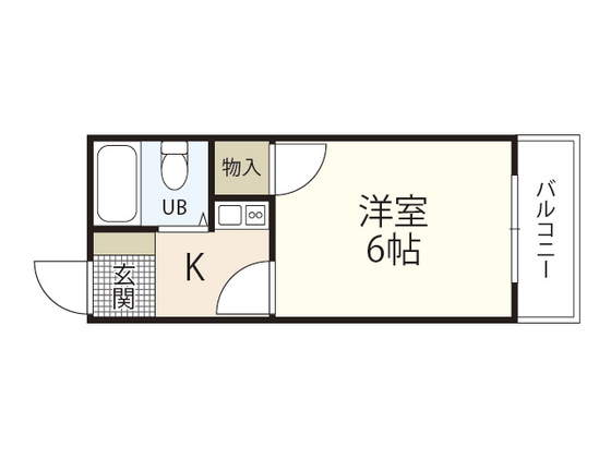 広島市佐伯区五日市中央のマンションの間取り