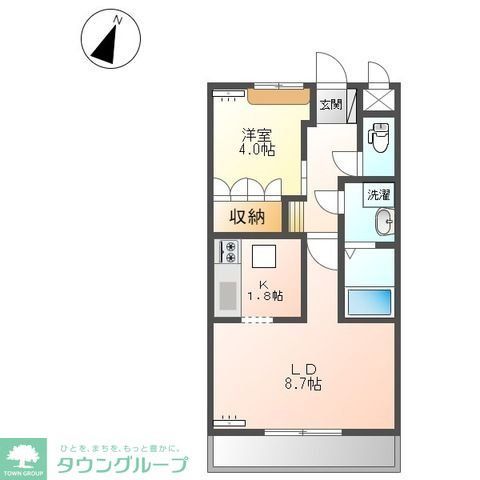 大里郡寄居町大字鉢形のマンションの間取り