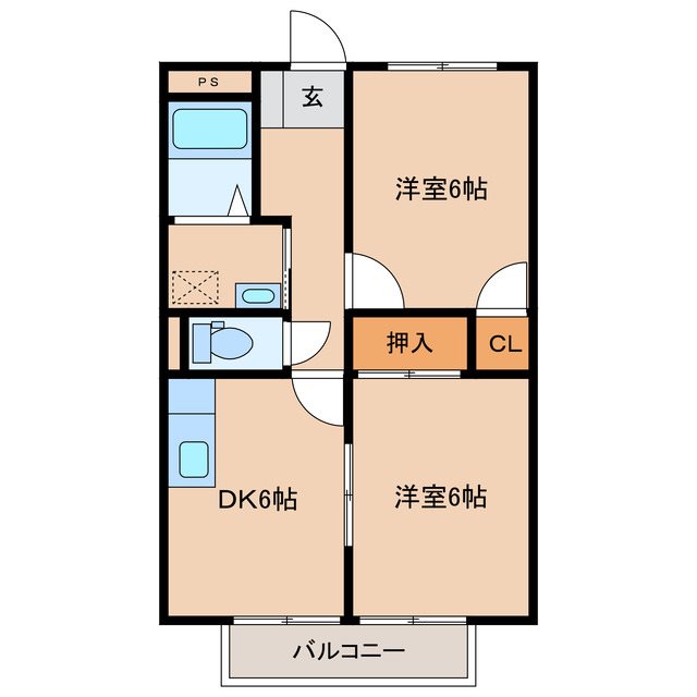 グランシャリオ堀内の間取り