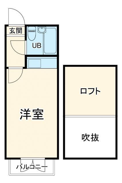神奈川県川崎市多摩区西生田４（アパート）の賃貸物件の間取り