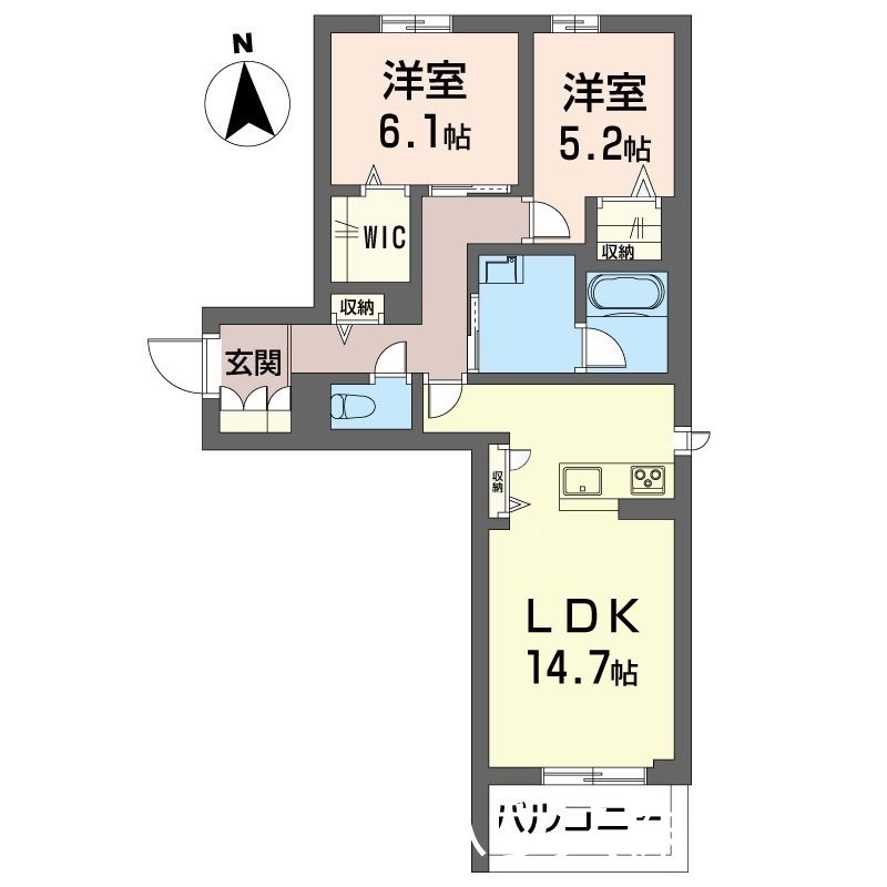 カヴァッロ　アンビエラの間取り