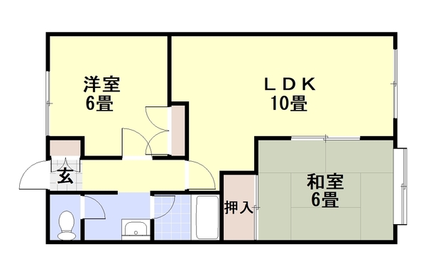 ハイツ２１の間取り