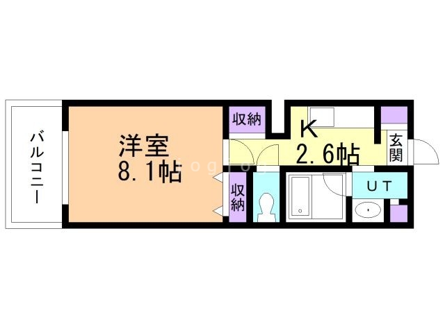 ホーリーフォート南平岸の間取り