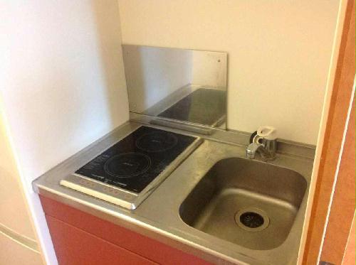 キッチン　2口電気コンロ