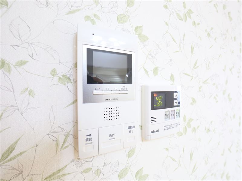 セキュリティ　オートロック　モニター付きインターホン