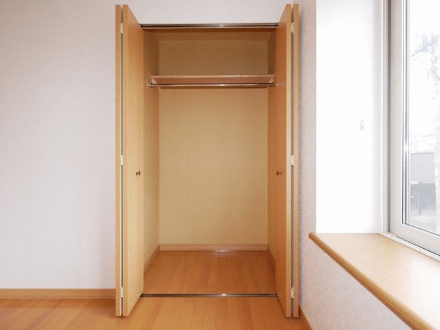 収納　衣類の収納に便利なクローゼット付きです♪